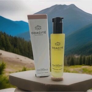 ODACITE Hydra-Firm Body Oil C-Glow Vitamin C & E + Kakadu 120ml 4 Fl Oz NIB